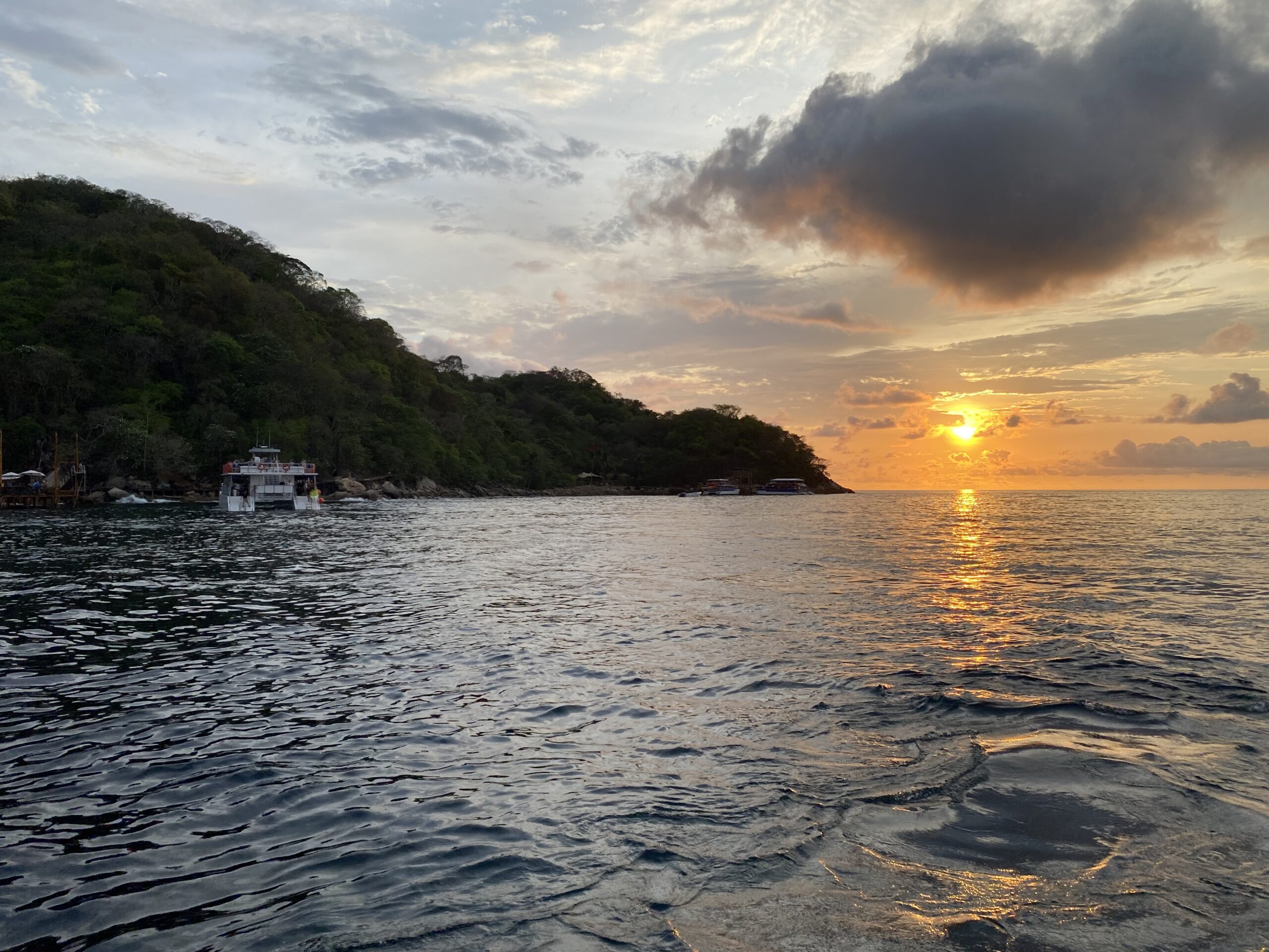 ocean at sunset