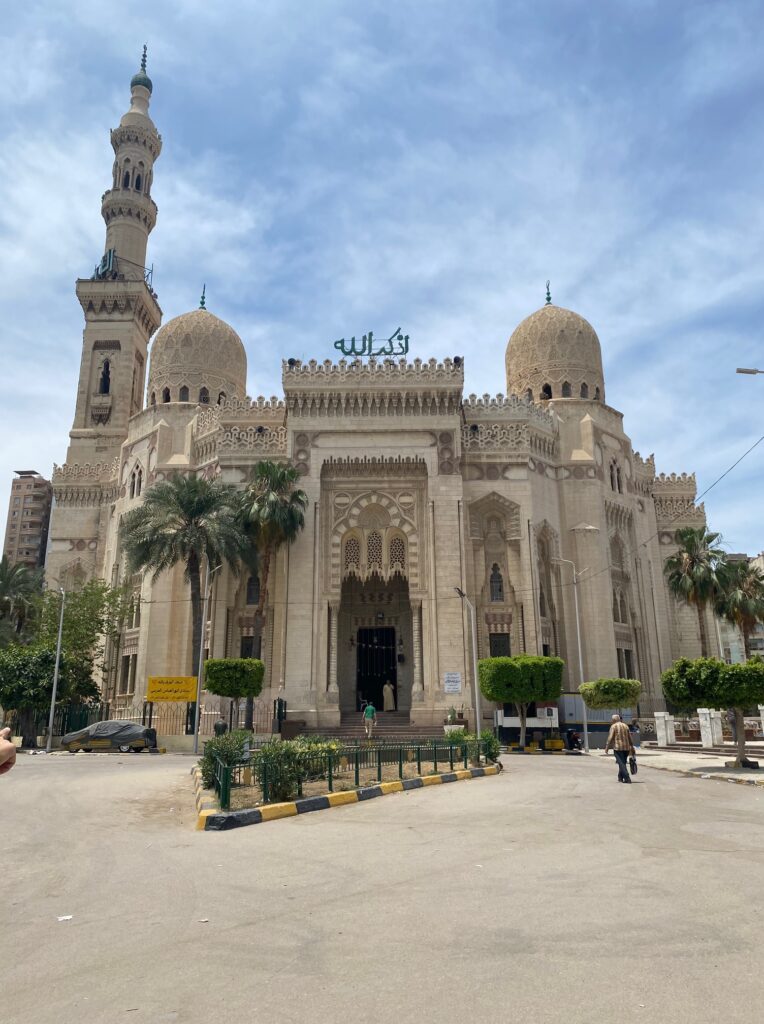 picture of the outside of the mosque