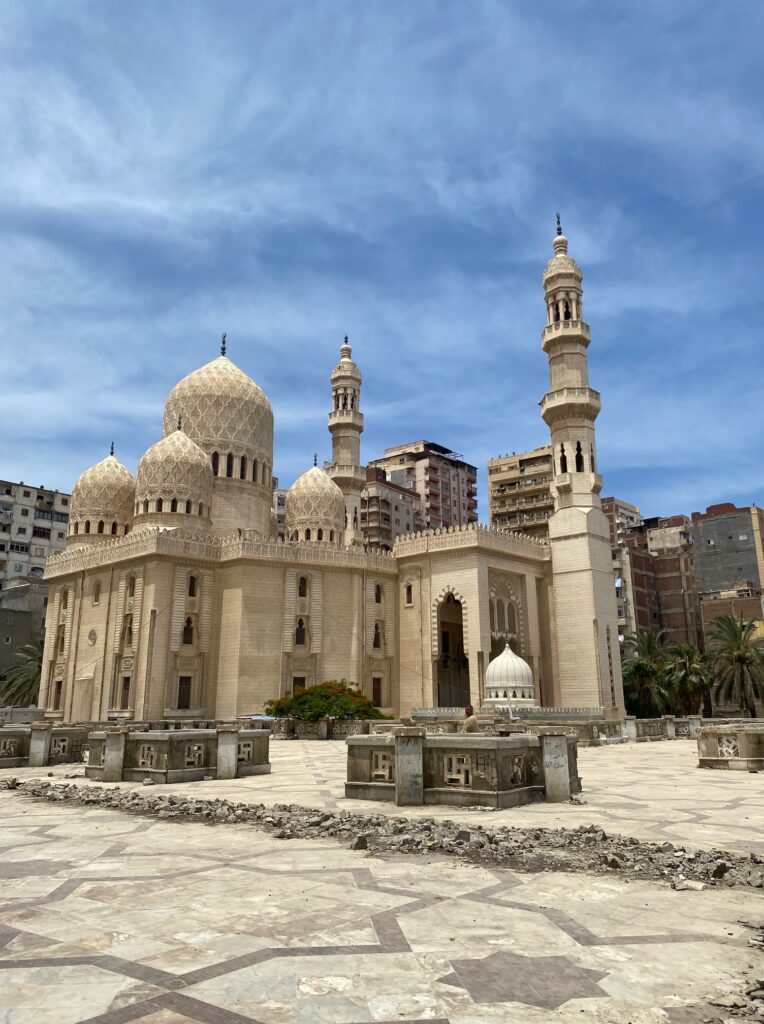 picture of the outside of the mosque