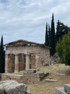 Old stone temple ruins